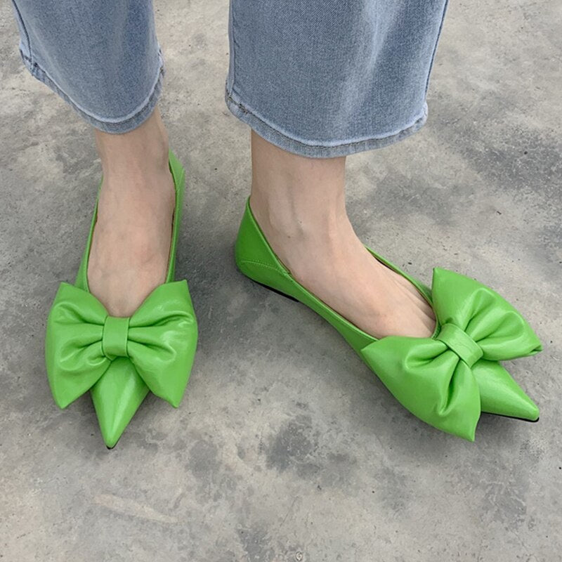 New Flat Shoes Bow | new flat shoes | flat shoes bow | brand new flat shoes