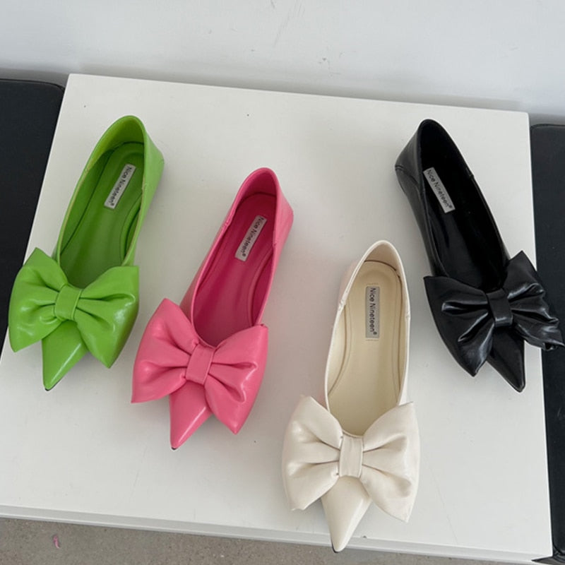 New Flat Shoes Bow | new flat shoes | flat shoes bow | brand new flat shoes