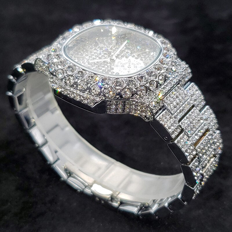 MISSFOX Diamond Watch | diamond watch | men's diamond watch | diamond watch for men | real diamond watch 